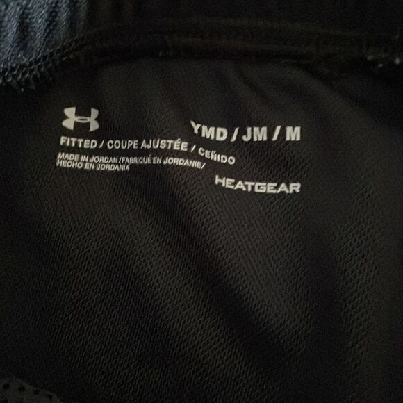 Under Armour Boys Black Drawstring Athletic Pants - Picture 4 of 6